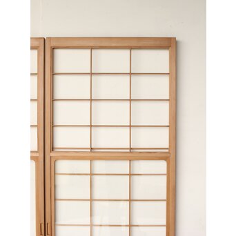 上手意匠 組子雪見障子 6枚1組　F267 