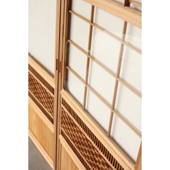 上手意匠 組子雪見障子 6枚1組　F267 