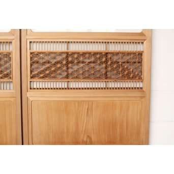 上手意匠 組子雪見障子 6枚1組　F267 