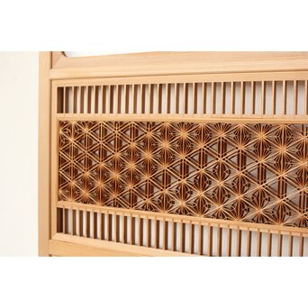 上手意匠 組子雪見障子 6枚1組　F267 