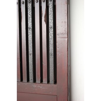 巾着金具 鉄格子蔵戸　W0150 