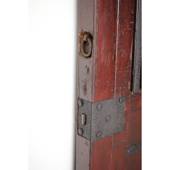 巾着金具 鉄格子蔵戸　W0150 