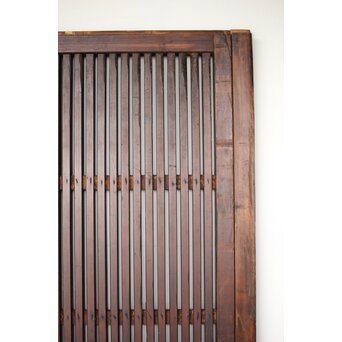 巾着金具 鉄格子蔵戸　W0150 