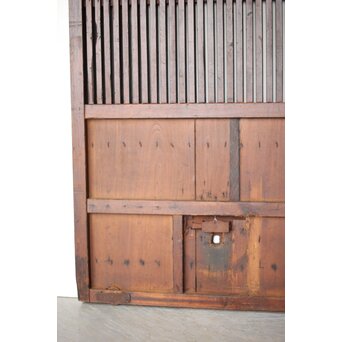 巾着金具 鉄格子蔵戸　W0150 