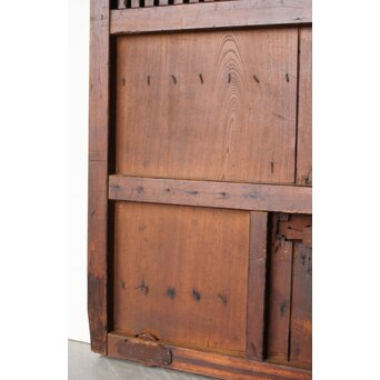 巾着金具 鉄格子蔵戸　W0150 