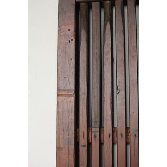 巾着金具 鉄格子蔵戸　W0150 