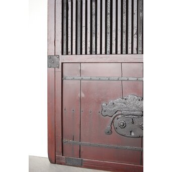 巾着金具 鉄格子蔵戸　W0150 