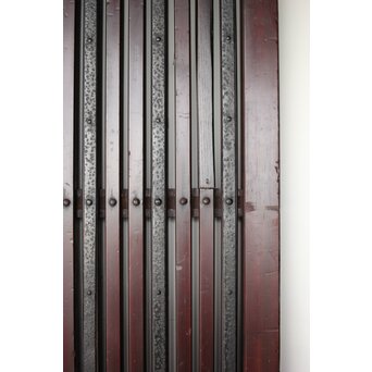 巾着金具 鉄格子蔵戸　W0150 