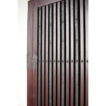 巾着金具 鉄格子蔵戸　W0150 