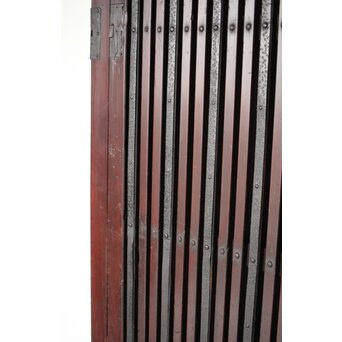 巾着金具 鉄格子蔵戸　W0150 