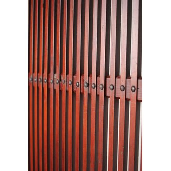 細格子蔵戸　W0151 細い繊細格子の蔵戸は新潟特有です