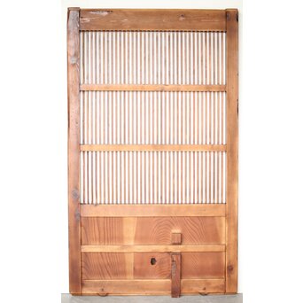 細格子蔵戸　W0151 ウラ