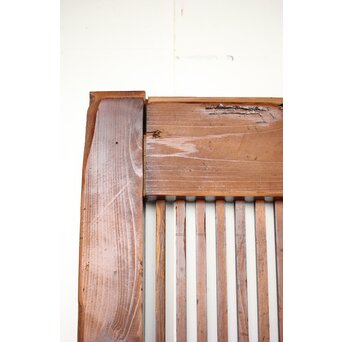 細格子蔵戸　W0151 各所傷みあり