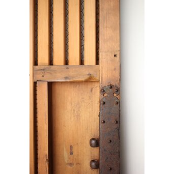 金網張 格子蔵戸　W0152 