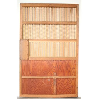 金網張 格子蔵戸　W0152 ウラ