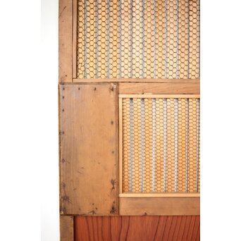 金網張 格子蔵戸　W0152 