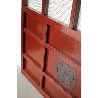 金網升格子蔵戸　W0153 厚め塗装ですが　綺麗に塗ってあります