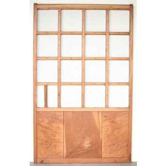 金網升格子蔵戸　W0153 ウラ