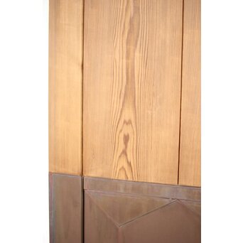 銅張門扉一対　W0154 