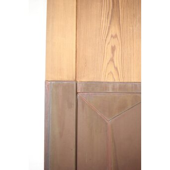 銅張門扉一対　W0154 