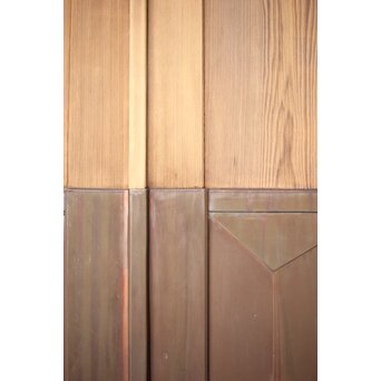 銅張門扉一対　W0154 