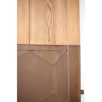 銅張門扉一対　W0154 