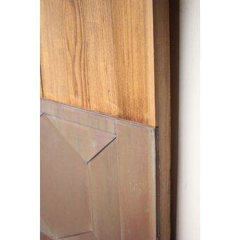 銅張門扉一対　W0154 