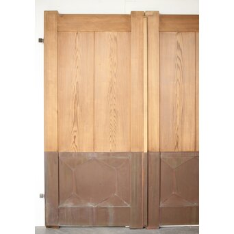 銅張門扉一対　W0154 