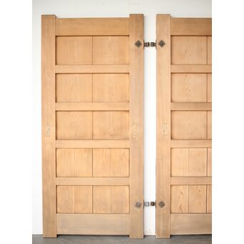 銅張門扉一対　W0154 