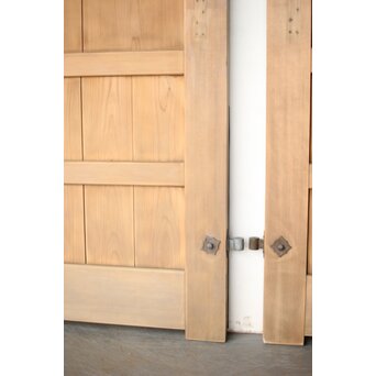 銅張門扉一対　W0154 