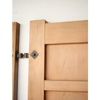 銅張門扉一対　W0154 