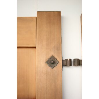 銅張門扉一対　W0154 