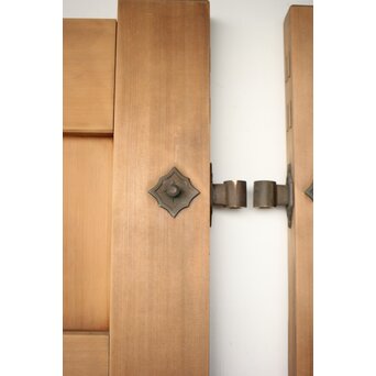 銅張門扉一対　W0154 