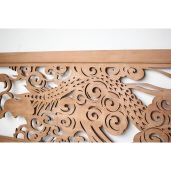 大型 雲龍透かし欄間　R0391 