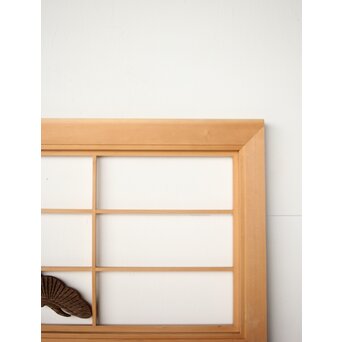 神代杉 鶴松書院欄間 3枚1組　R0393 