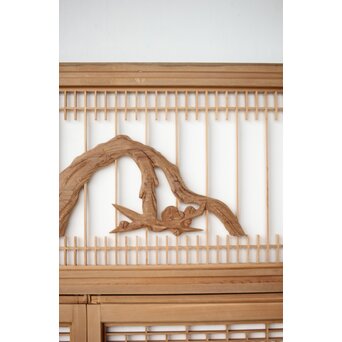 松竹梅 書院欄間 5枚1組　R0395 