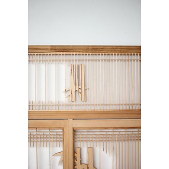 松竹梅 書院欄間 5枚1組　R0395 