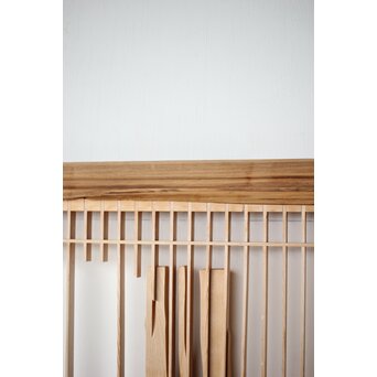 松竹梅 書院欄間 5枚1組　R0395 框にやつれあり