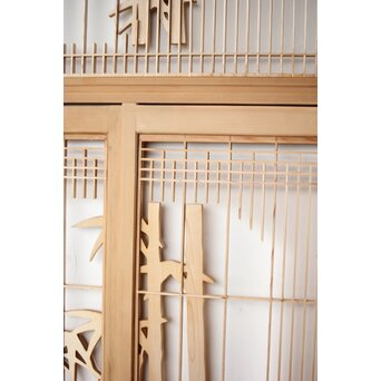 松竹梅 書院欄間 5枚1組　R0395 