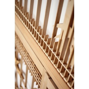 松竹梅 書院欄間 5枚1組　R0395 