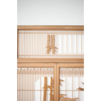 松竹梅 書院欄間 5枚1組　R0395 