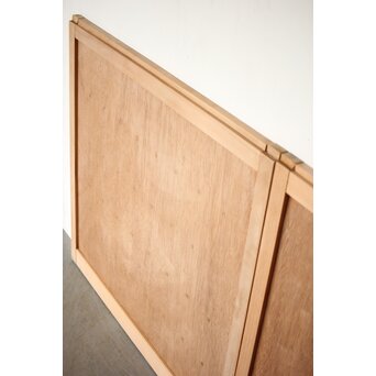 升格子の中型板戸 2枚1組　B1063 