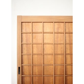 升格子の中型板戸 2枚1組　B1063 