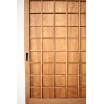 升格子の中型板戸 2枚1組　B1063 