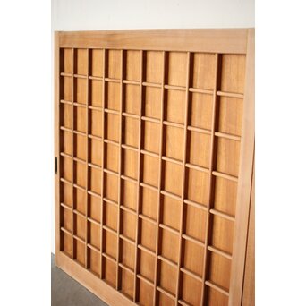 升格子の中型板戸 2枚1組　B1063 