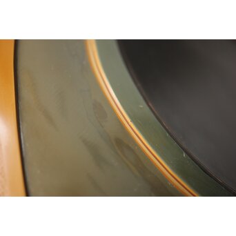 堆漆彫漆 紫陽花 蓋物　Q360 