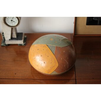 堆漆彫漆 紫陽花 蓋物　Q360 