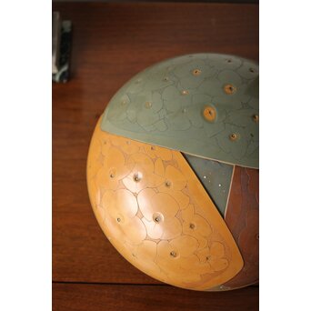 堆漆彫漆 紫陽花 蓋物　Q360 