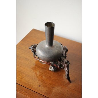 SILVER製 銀瓶 花器　M415 