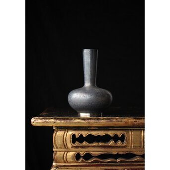 SILVER製 銀瓶 花器　M415 